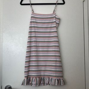 Rainbow Striped Dress
